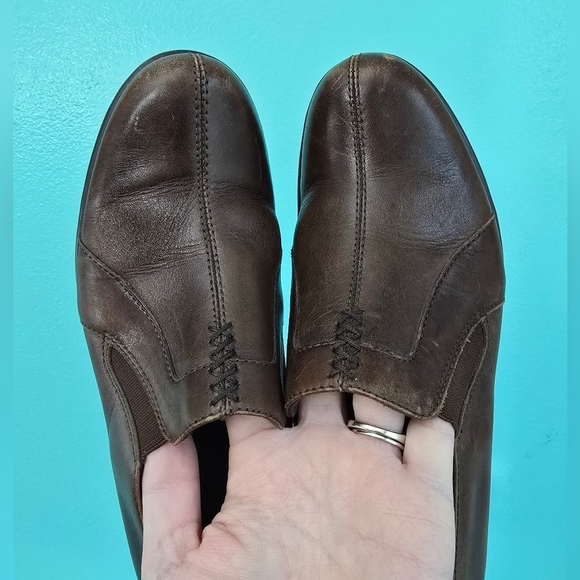 Clarks Women's Dark Brown Partridge Loafers Pull On 80443 Size-7M - Picture 5 of 11